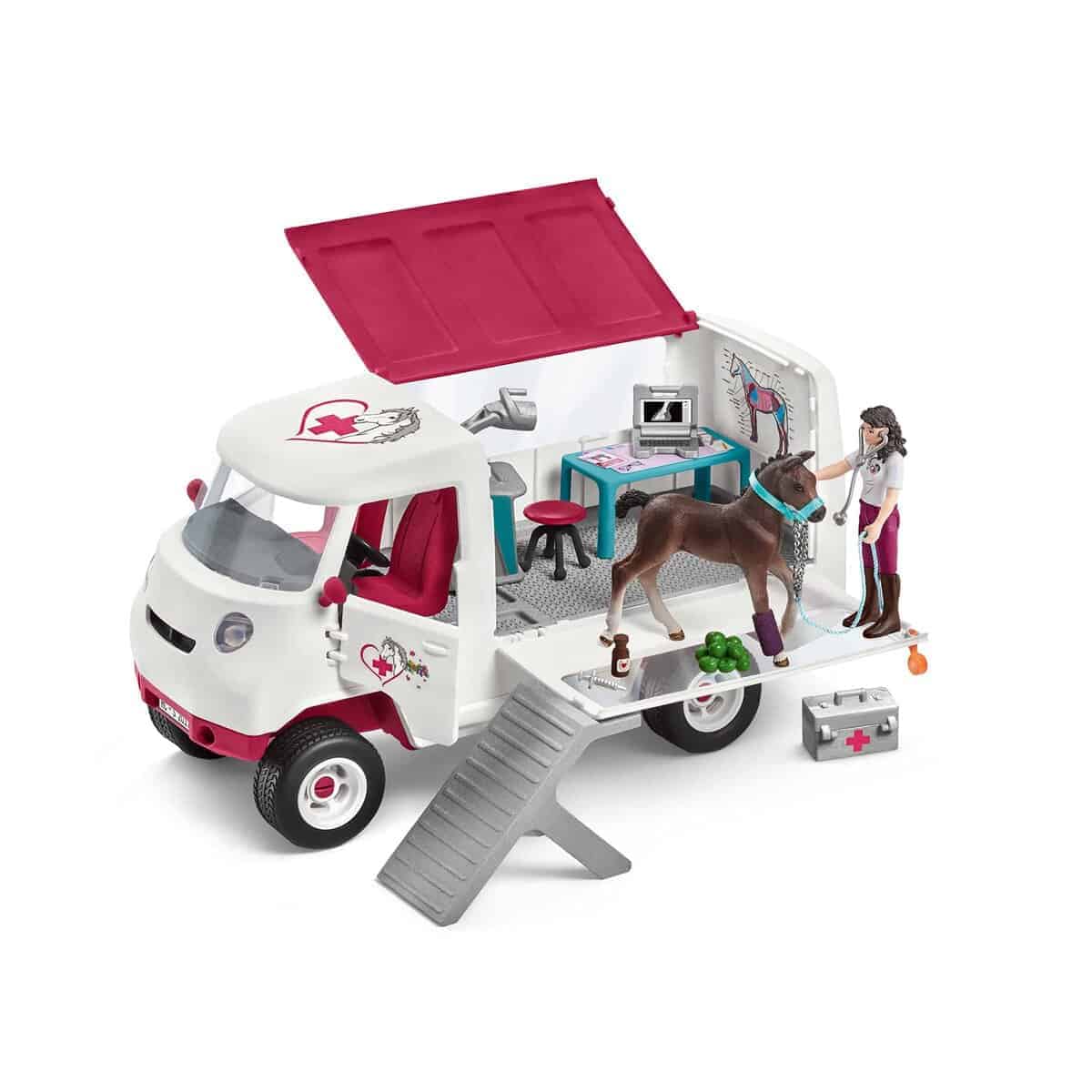 schleich HORSE CLUB - Clínica Veterinaria Móvil con Potro