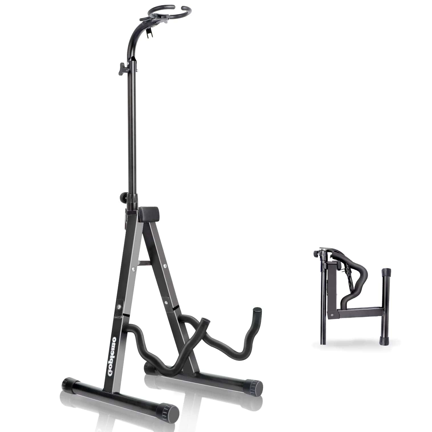 Soporte de guitarra acústica de suelo plegable A Frame con