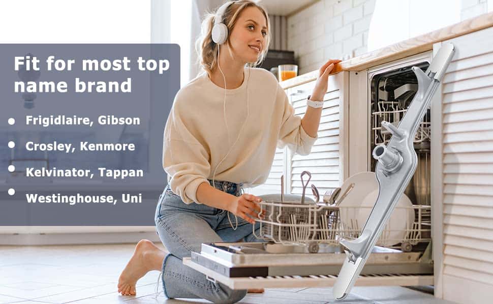 Brazo rociador inferior para lavavajillas 154568002 para - Imagen 9