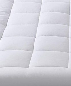 BDEUS Cubierta de colchón Queen Mattress Pad Pillow para