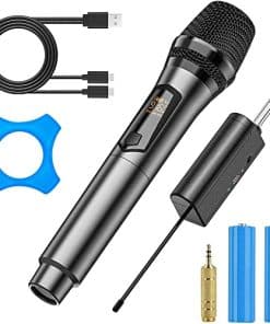Micrófonos Inalámbricos Recargables Saiyin, Sistema de