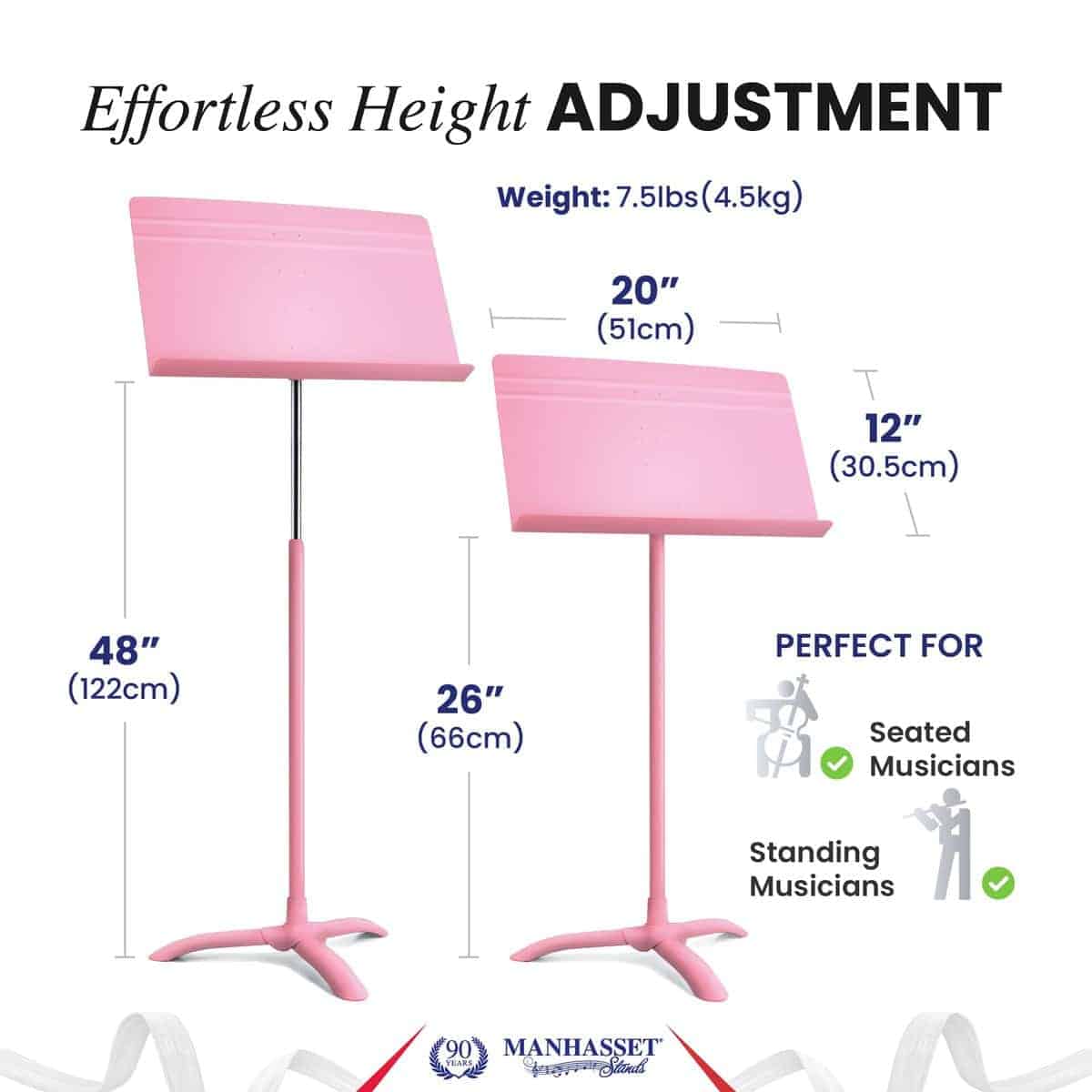 Soporte de partituras Manhasset - Modelo Symphony 48 - - Imagen 4