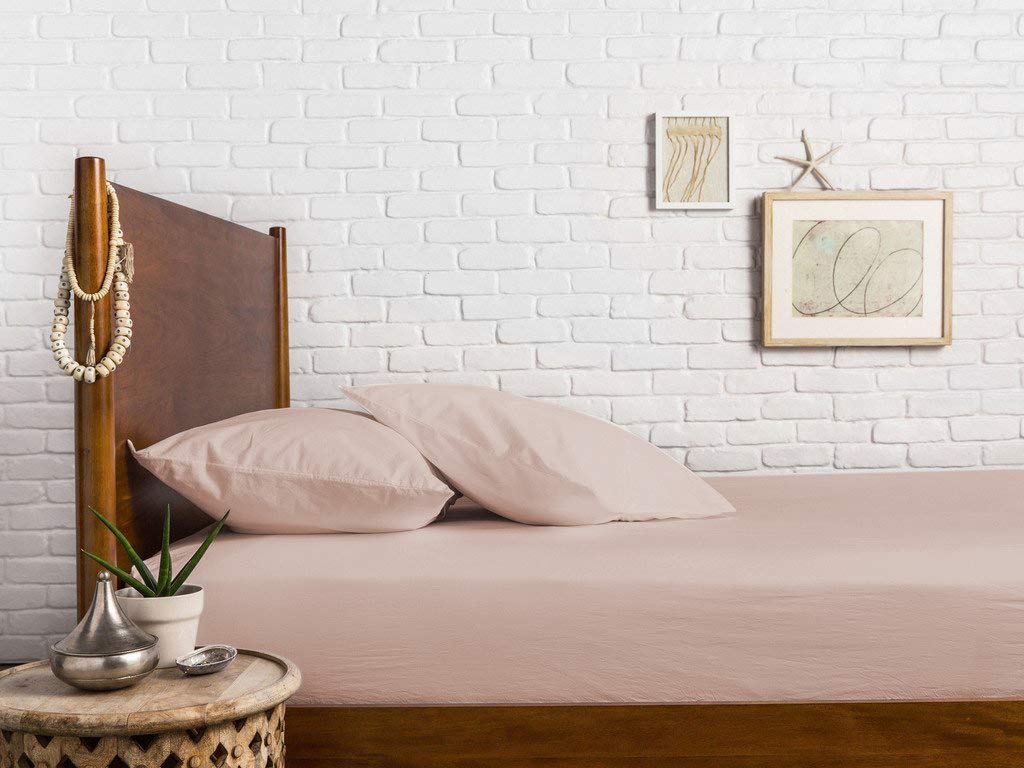 Sábana Ajustable Comfortica Classics 100% -Rosa Palo