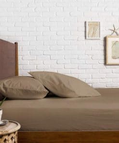 Sábana Ajustable Comfortica Classics 100% -Taupe