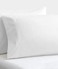 Set de 2 Fundas de Almohada 600 TC 100% -Blanco