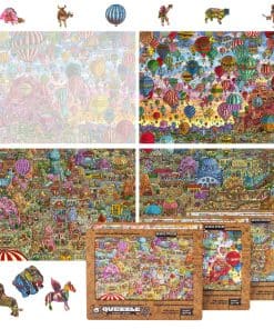 Rompecabezas de Madera UNIDRAGON Original + IC4 Design para