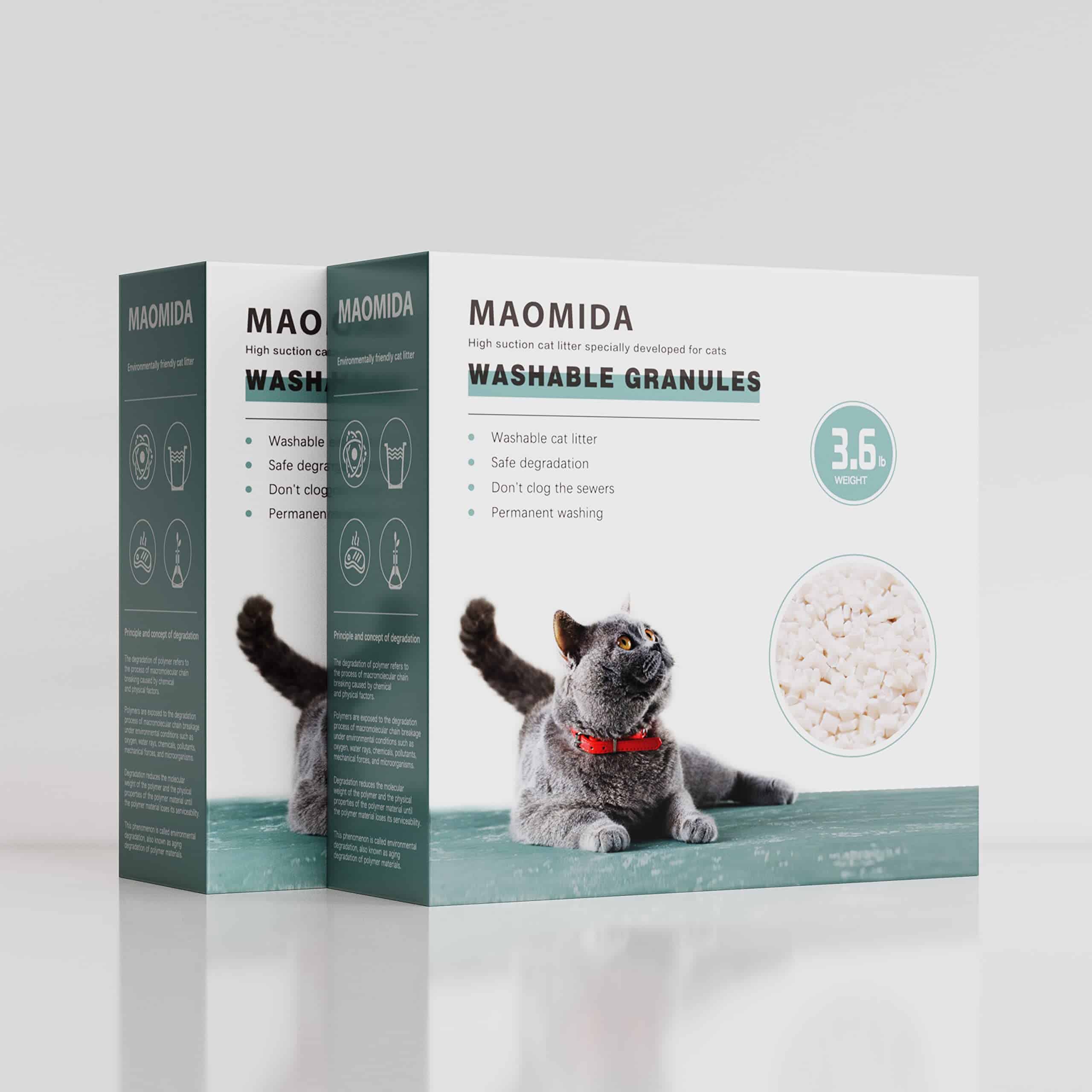 MAOMIDA 7.2 libras Gránulos Lavables se Pueden Usar en - Imagen 4