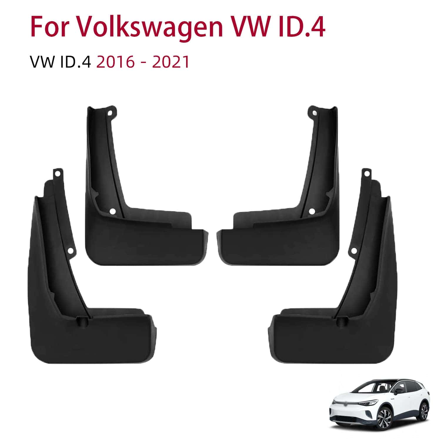 Kit de guardabarros para lodo para Volkswagen VW ID.4 2021 - Imagen 3