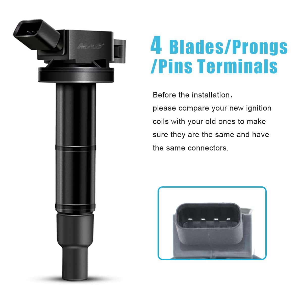 Juego de 4 Bobinas de Encendido y Bujías de Platino Denso - Imagen 6