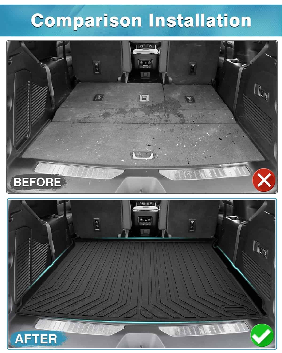 Forro personalizado Mixsuper para maletero para Chevrolet - Imagen 4