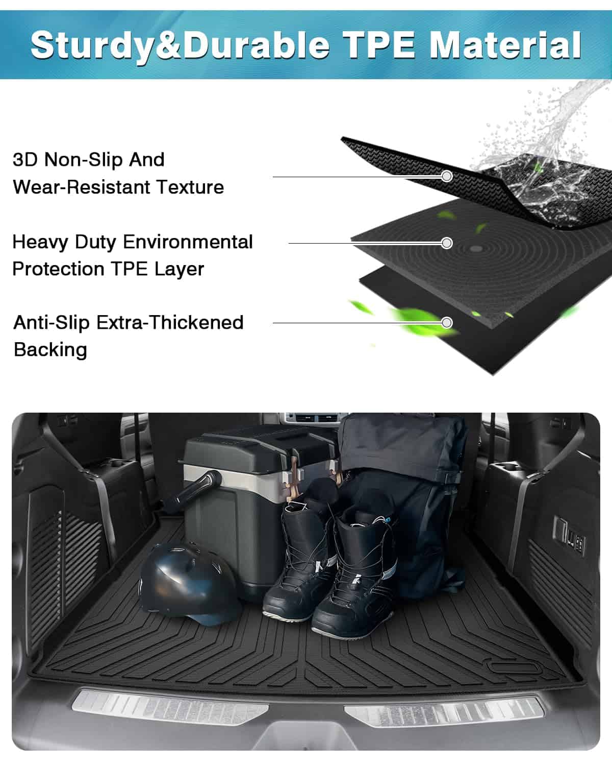 Forro personalizado Mixsuper para maletero para Chevrolet - Imagen 5