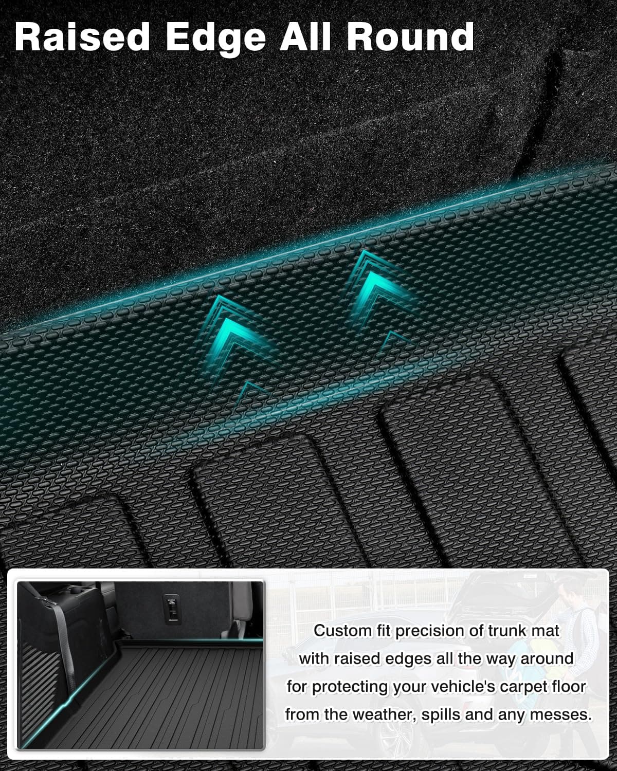 Forro personalizado Mixsuper para maletero para Chevrolet - Imagen 7