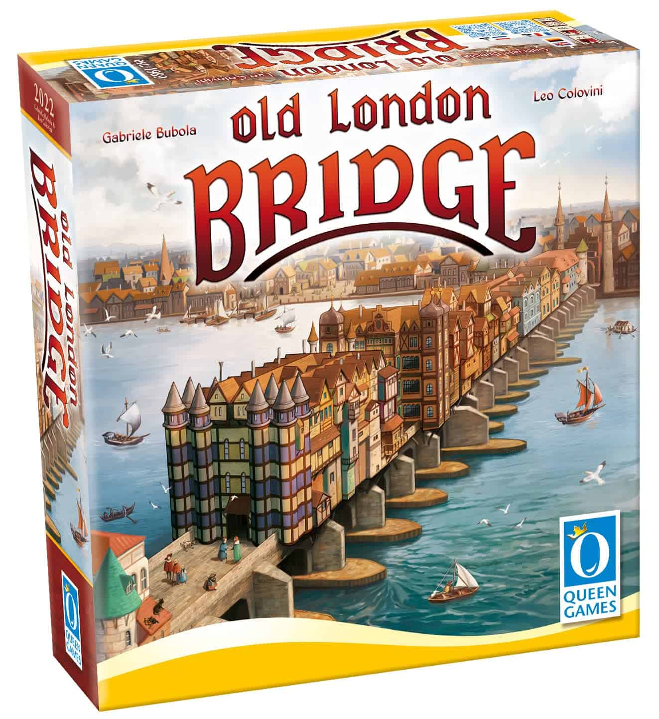 Juego de mesa estratégico Queen Games Old London Bridge