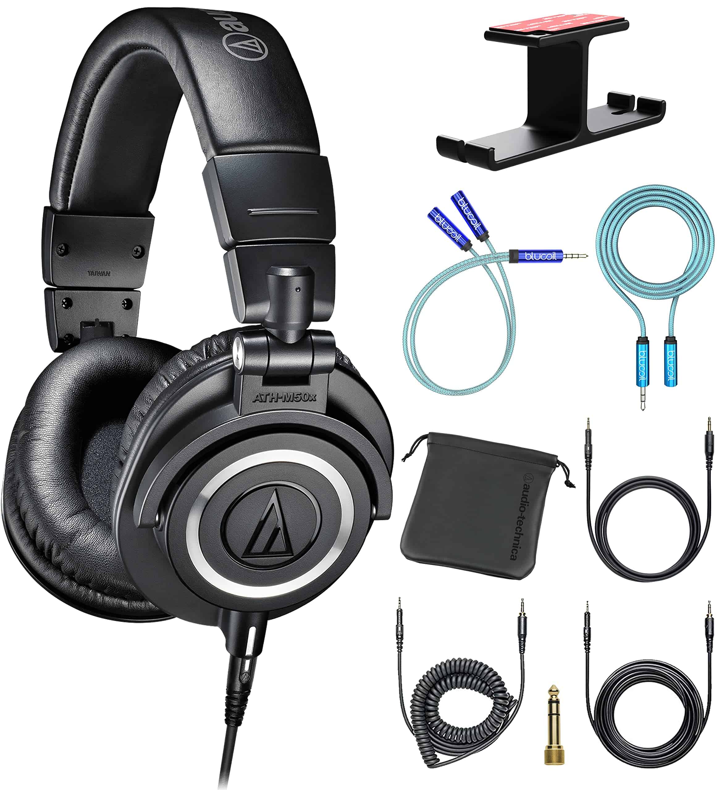 Audífonos de estudio profesional Blucoil Audio Technica
