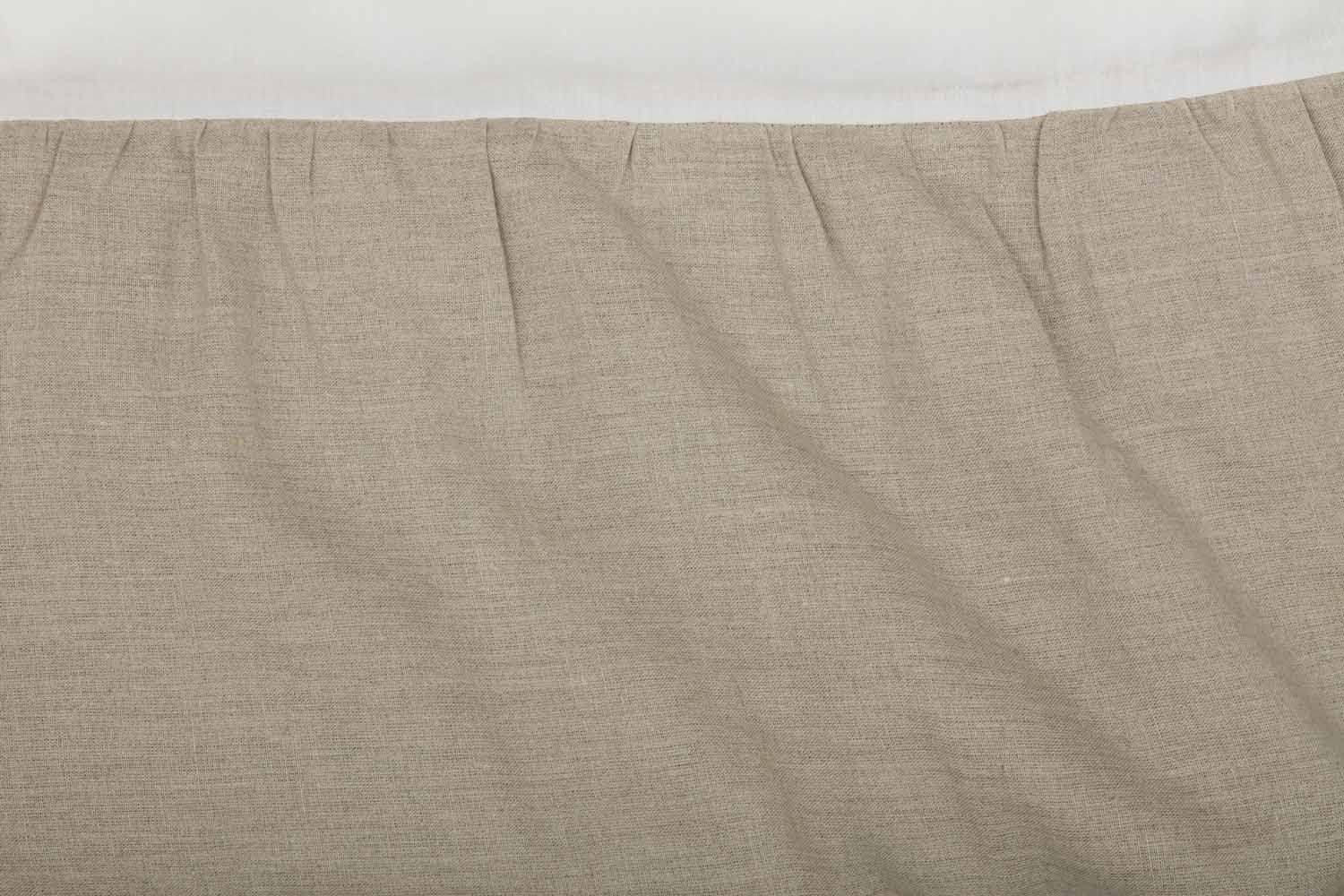 Piper Classics Provincial Linen Natural Beige King Ruffled - Imagen 5