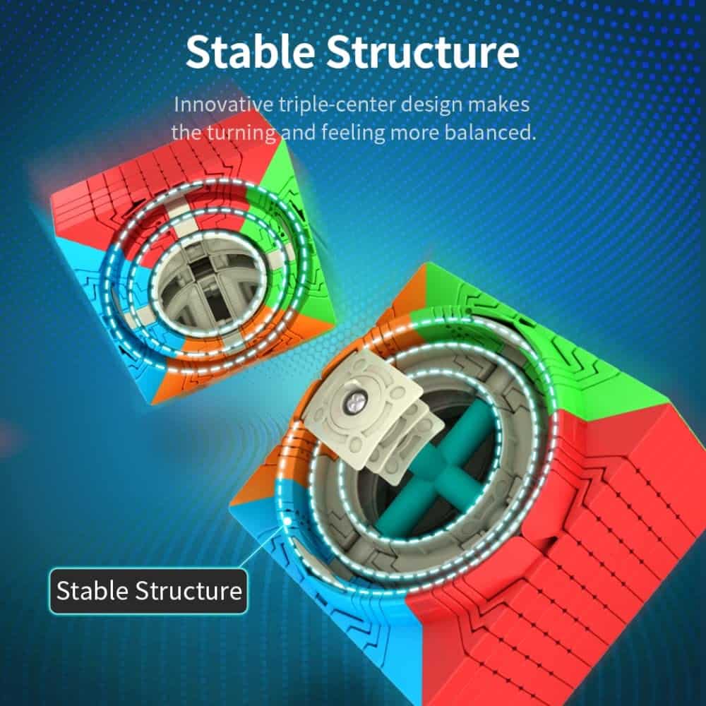 BroMoCube Moyu Meilong 10x10 Cubo de Velocidad Stickerless - Imagen 6