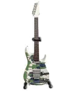 Miniatura Coleccionable de Guitarra de Arte Original de