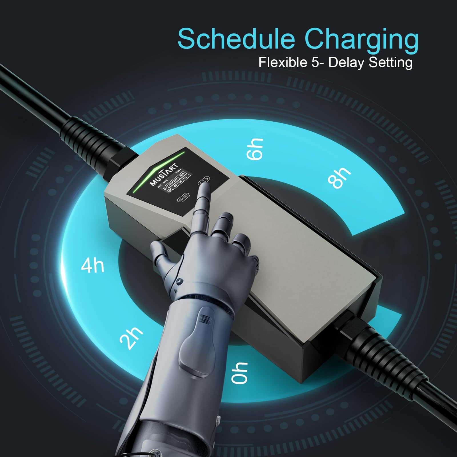 Cargador para vehículo eléctrico MUSTART 40 Amp, Carga - Imagen 5