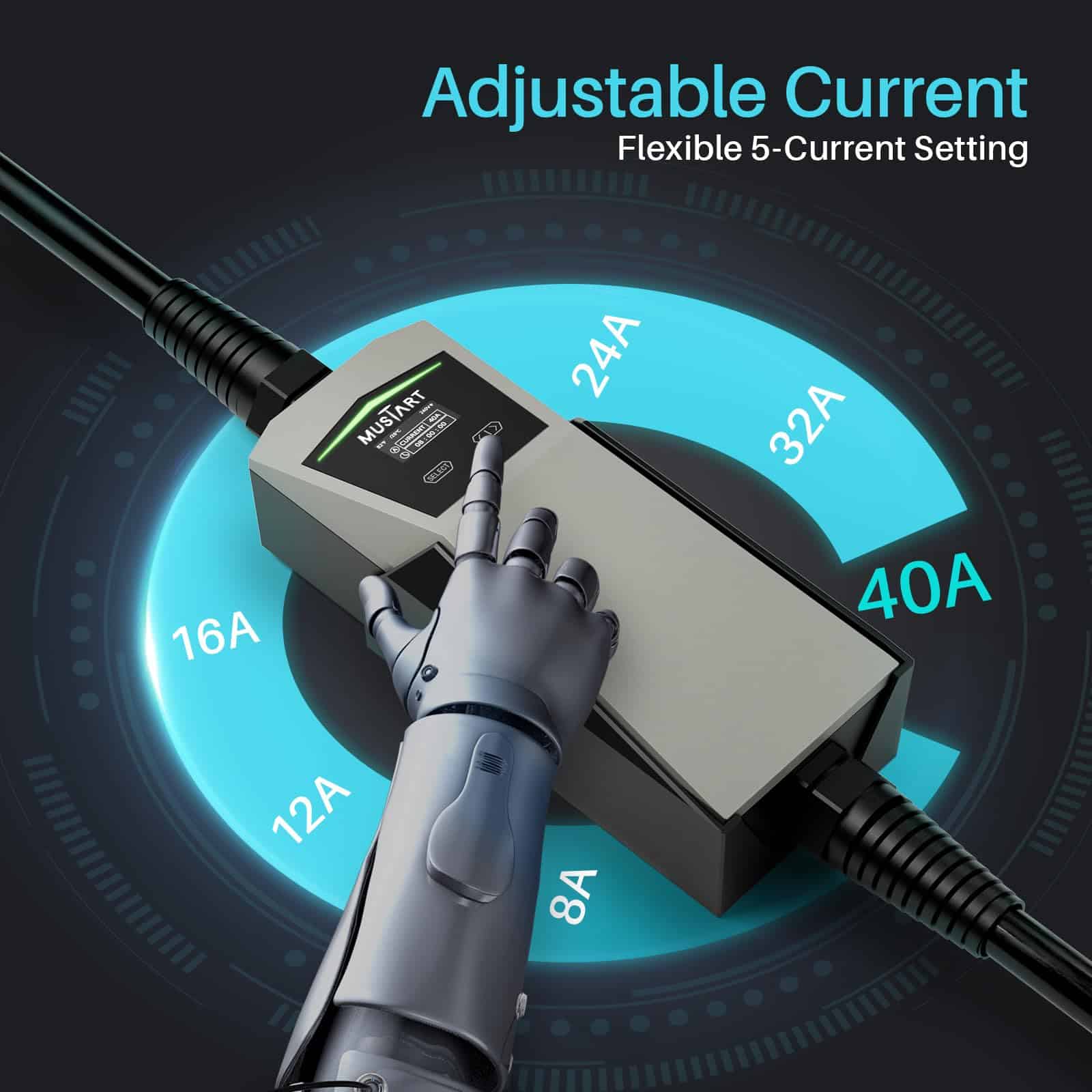 Cargador para vehículo eléctrico MUSTART 40 Amp, Carga - Imagen 4