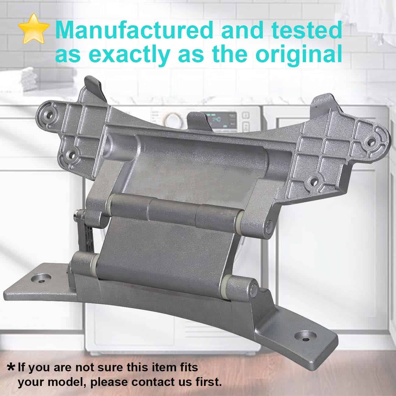 NEW 8183202 Bisagra de Puerta para Lavadora Whirlpool - Imagen 9