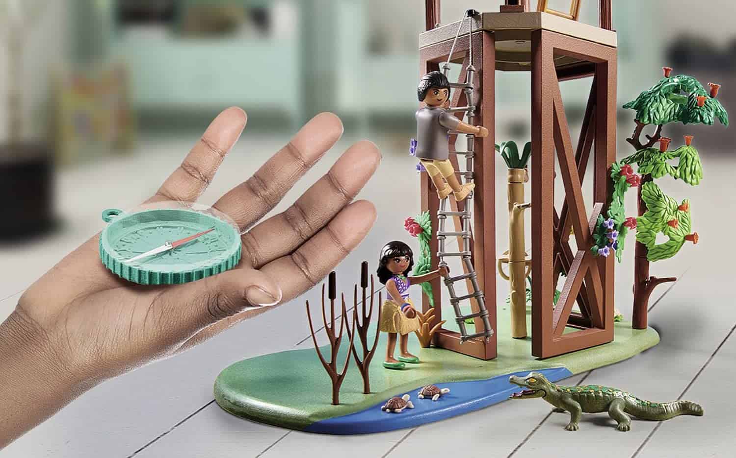 Torre de Investigación Wiltopia de Playmobil con Brújula - Imagen 6