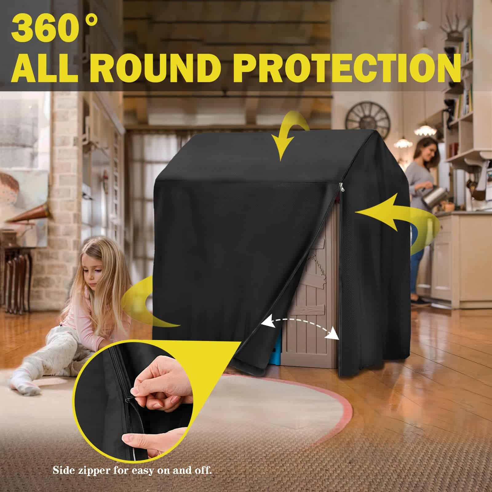 Cubierta de casa de juegos Iceberg Elf, Cubiertas de madera - Imagen 6