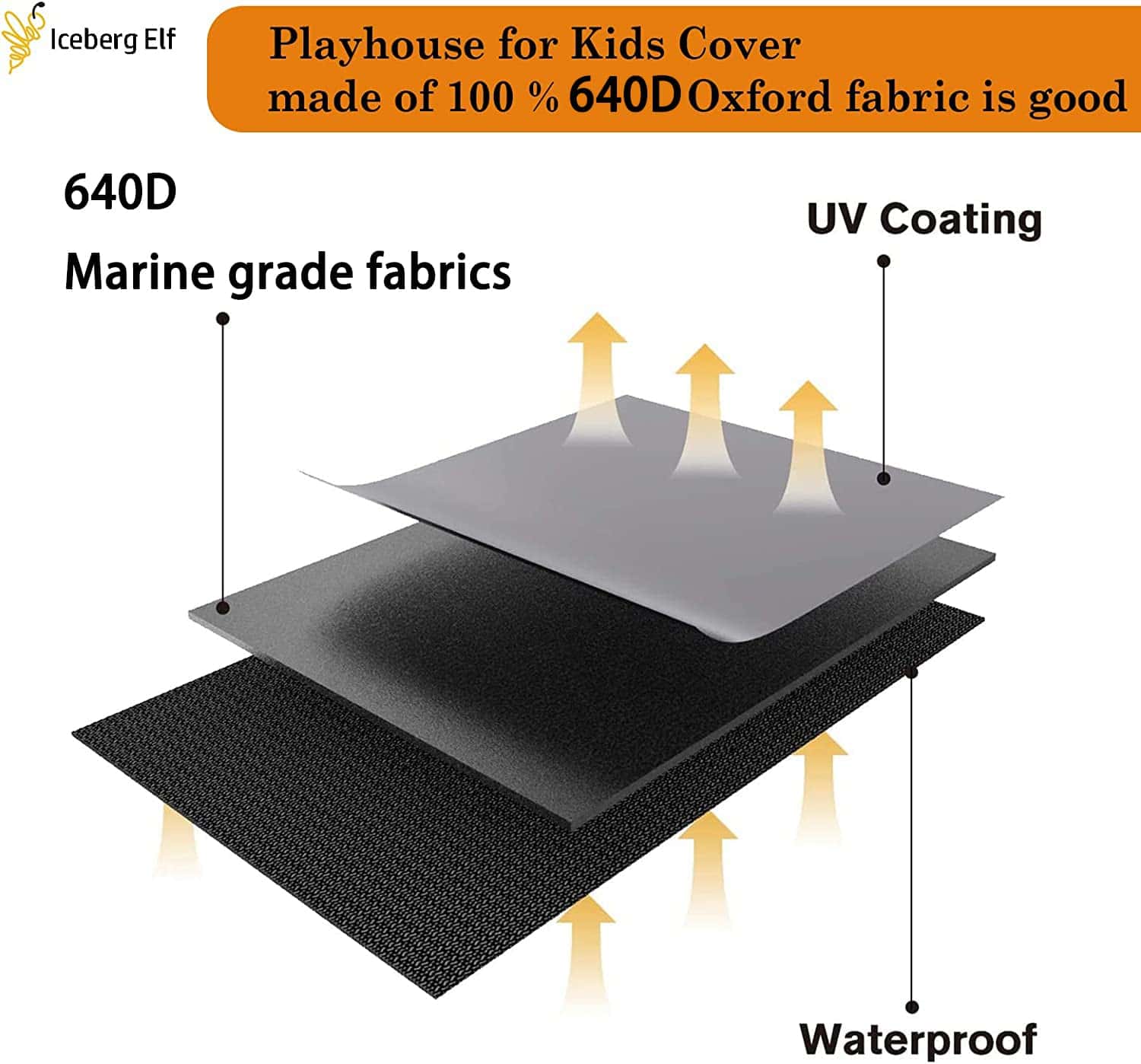 Cubierta de casa de juegos Iceberg Elf, Cubiertas de madera - Imagen 8