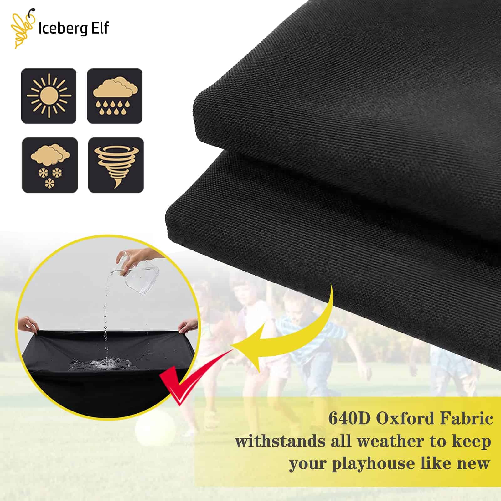 Cubierta de casa de juegos Iceberg Elf, Cubiertas de madera - Imagen 5