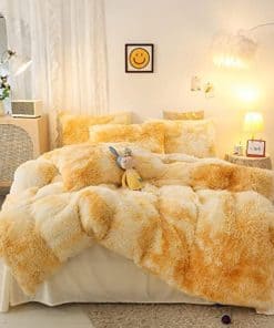 Juego de funda de edredón de felpa esponjosa Jameswish,