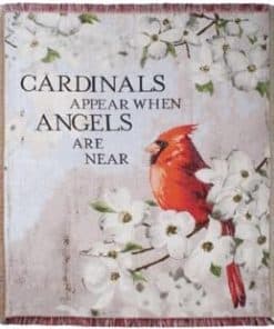 Manta Carson con Aparición de Cardenales-Tapicería (50" x