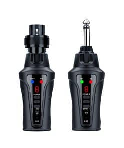 Sistema de Micrófono Inalámbrico KIMAFUN UHF Adaptador de