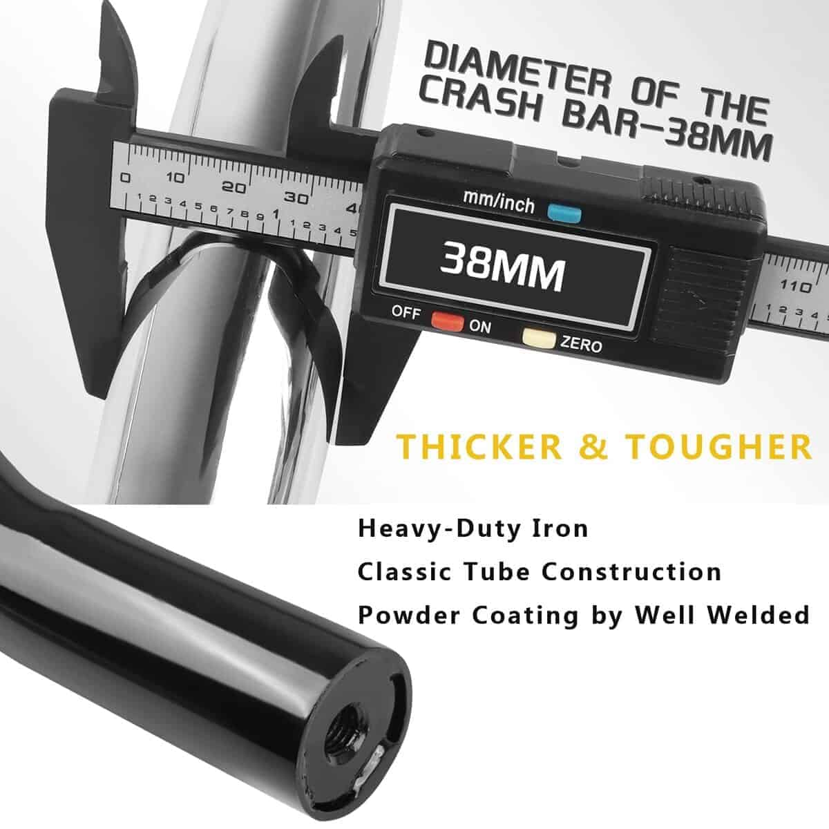 Worldmotop Protectores de Motor de Barra de Choque en - Imagen 6