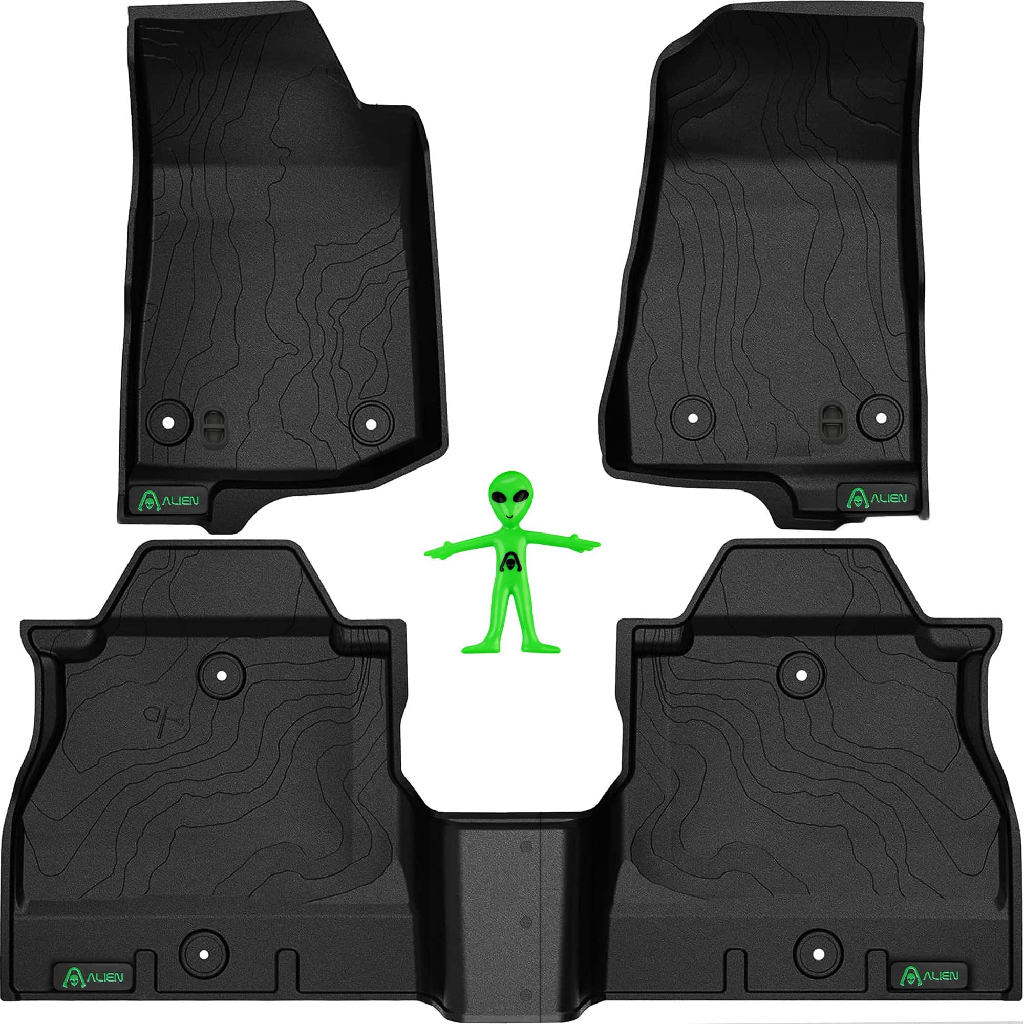 Juego de tapetes para piso Jeep Wrangler 4 puertas premium