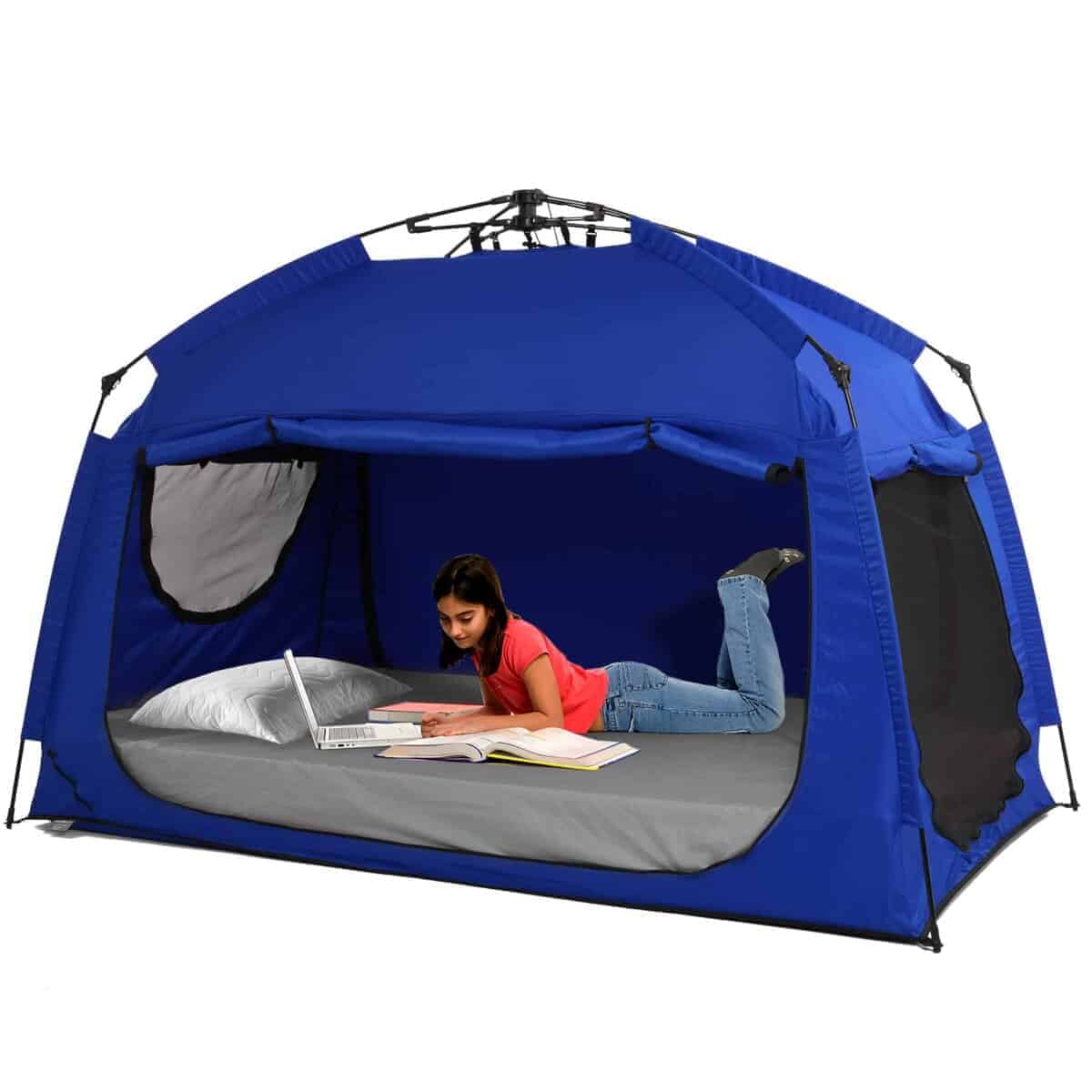 Tent para cama instantáneo para privacidad en interiores