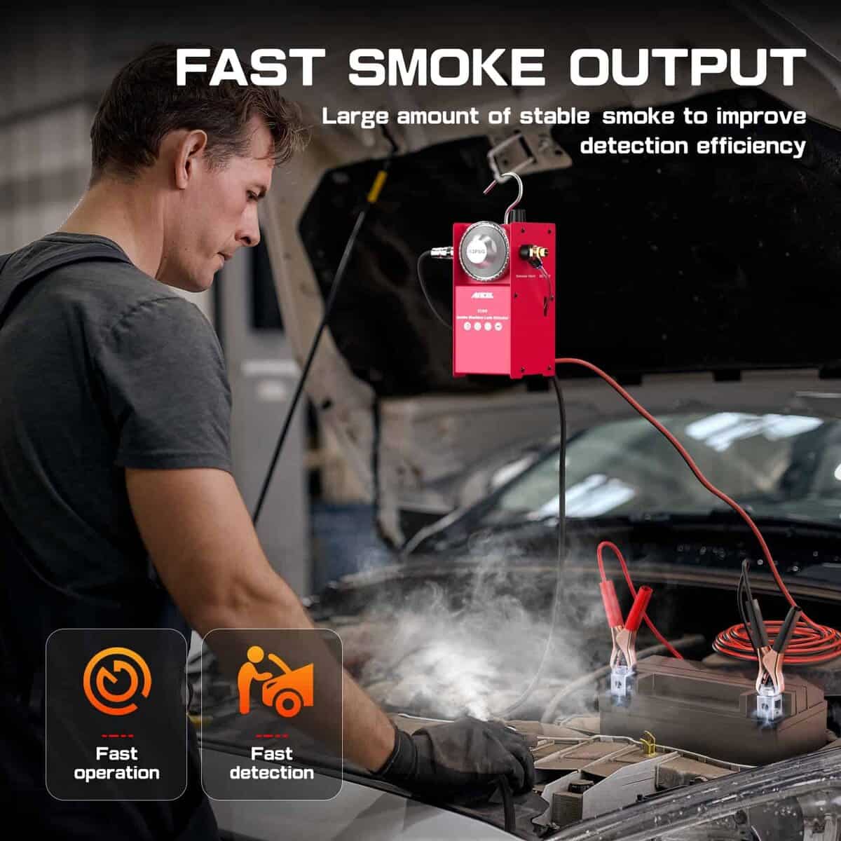 ANCEL S100 Detector de Humo para Automóviles, Detector de - Imagen 3