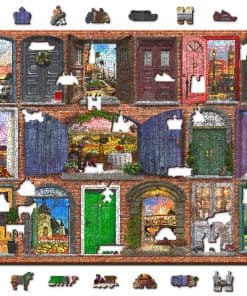 Rompecabezas de madera WOODEN.CITY 1000 +10 piezas con