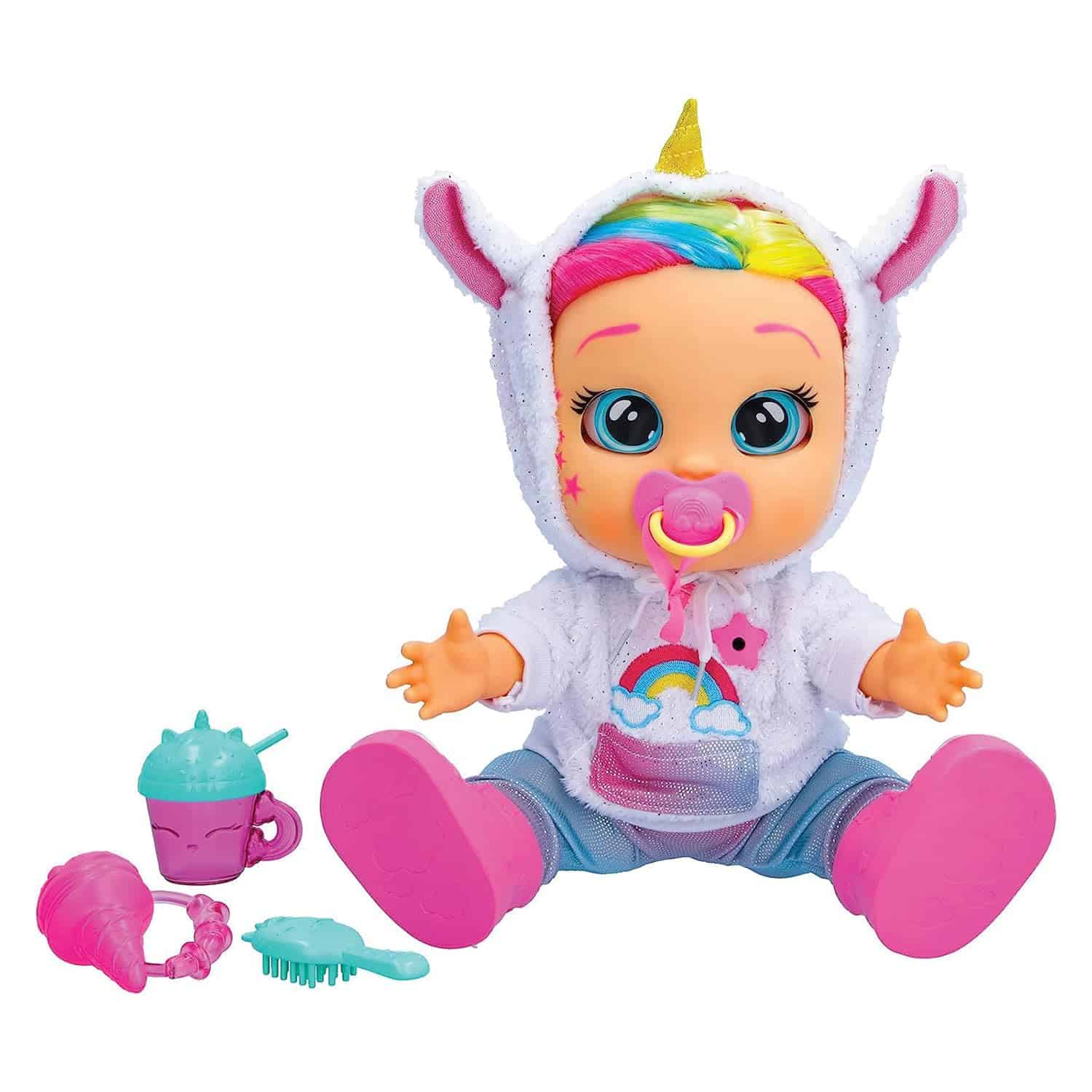 Muñeca interactiva Cry Babies First Emotions Dreamy con 65+