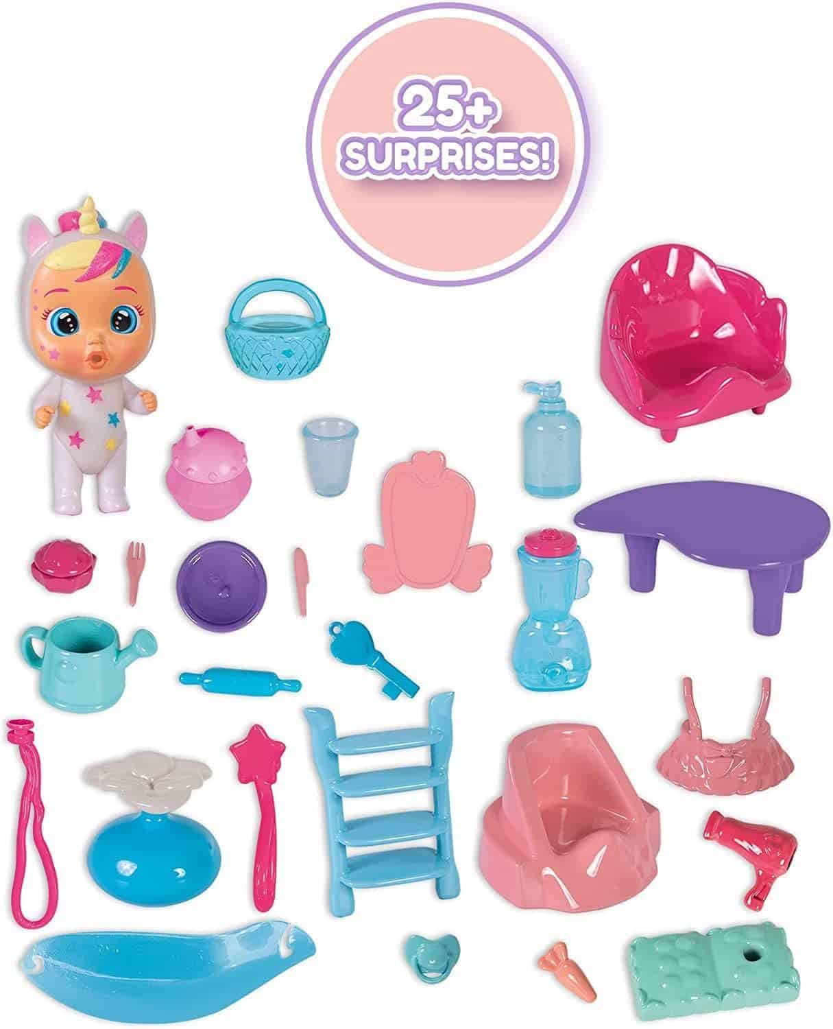 Casa Mega de Cry Babies Magic Tears Dreamy - 3 Pisos, 25+ - Imagen 6