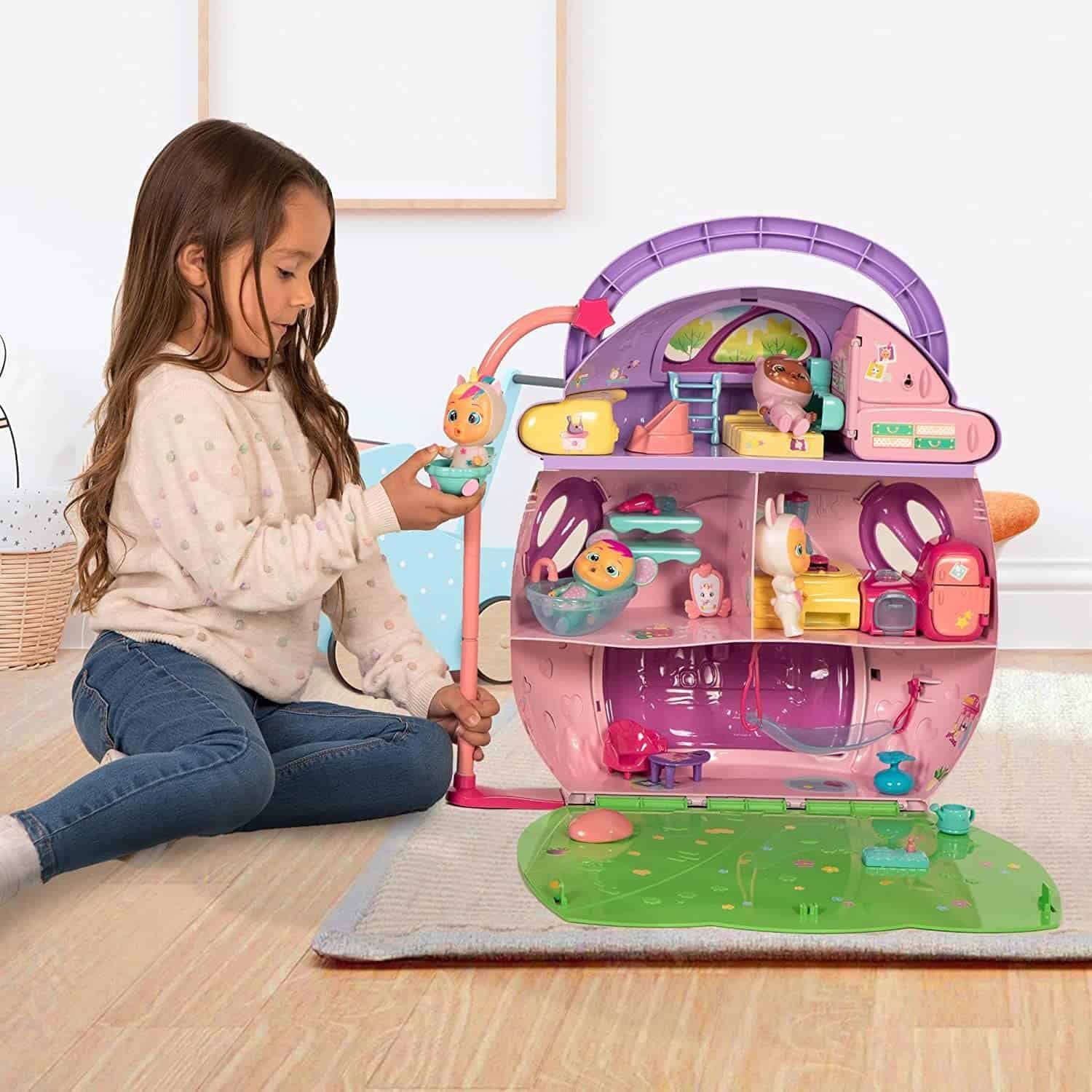 Casa Mega de Cry Babies Magic Tears Dreamy - 3 Pisos, 25+ - Imagen 5