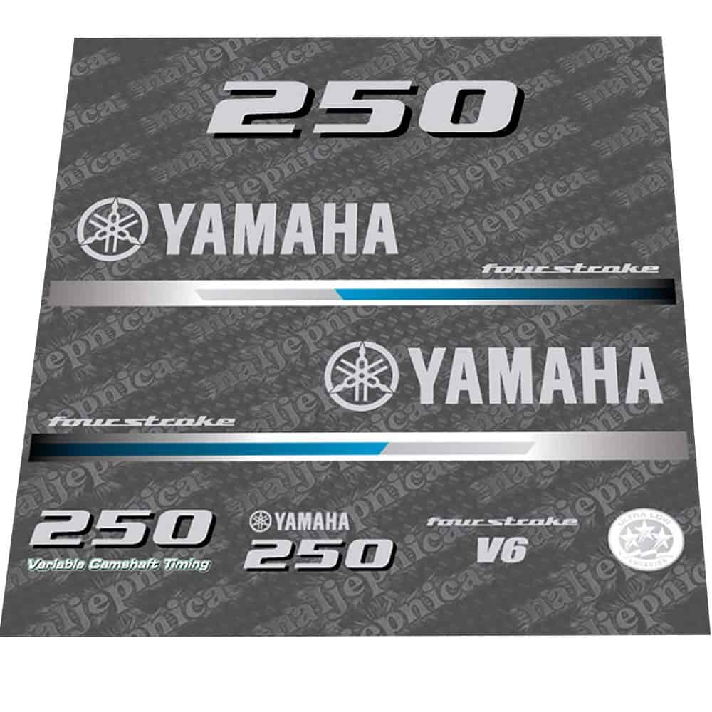 Conjunto de calcomanías de repuesto para Yamaha 250 FS