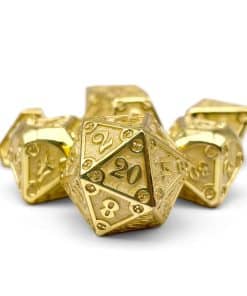 Conjunto de dados de metal Dungeon Delve de -Pergamino Encan