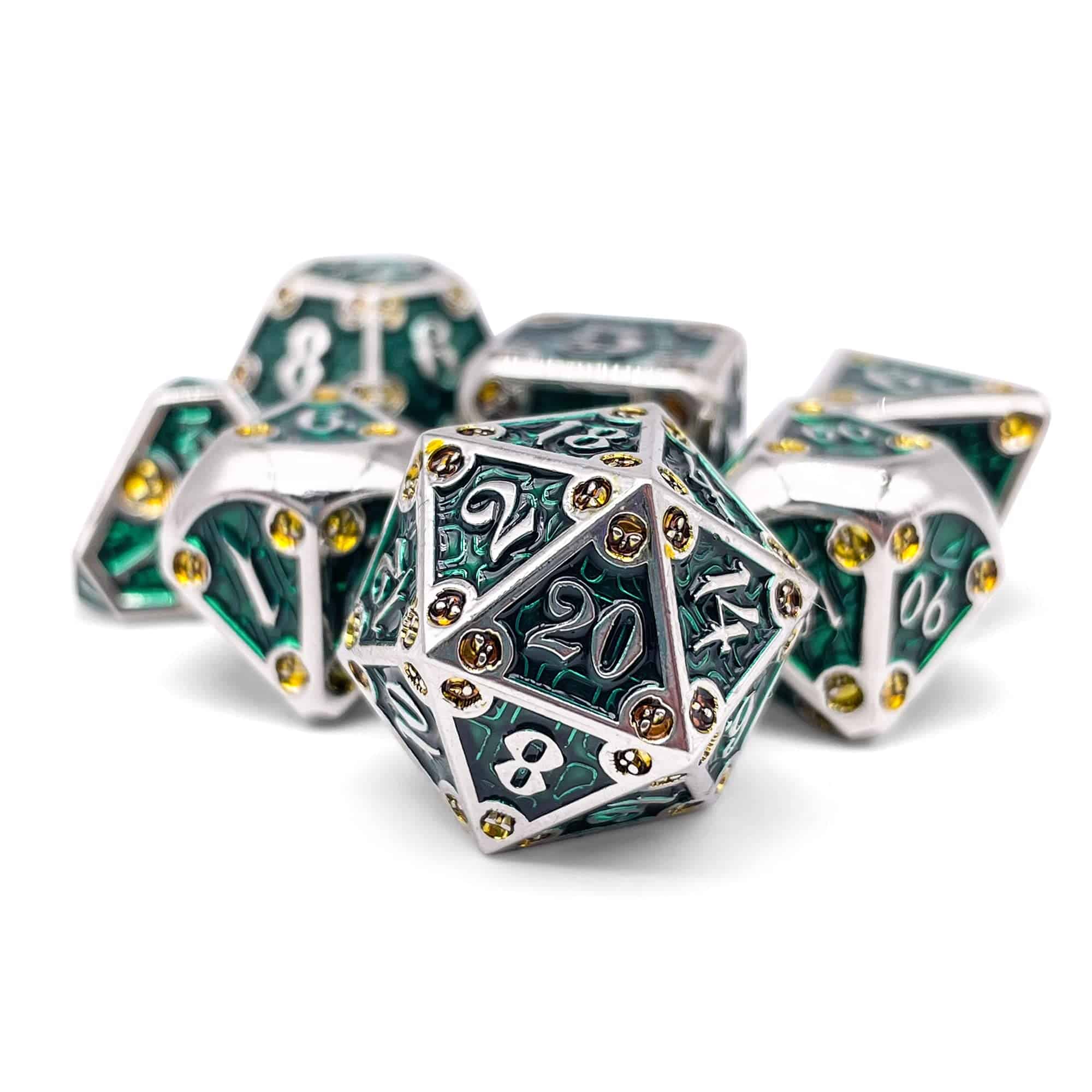 Conjunto de dados metálicos Dungeon Delve de Norse Foundry
