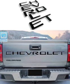 Letras de la puerta trasera de Nox Lux 3D con resalte de