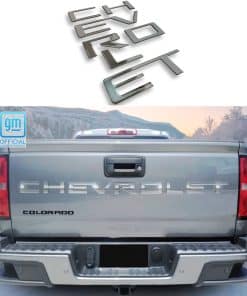 Nox Lux Letras en relieve 3D de uretano para portón trasero