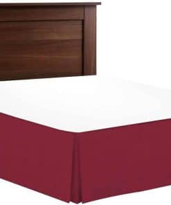 RAJVEER TEXTILE Falda de Cama Esquinera Dividida de 15