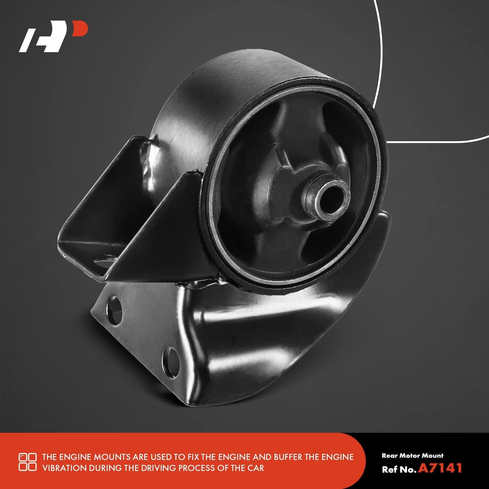 Conjunto de 4 monturas de motor y montura de transmisión - Imagen 5