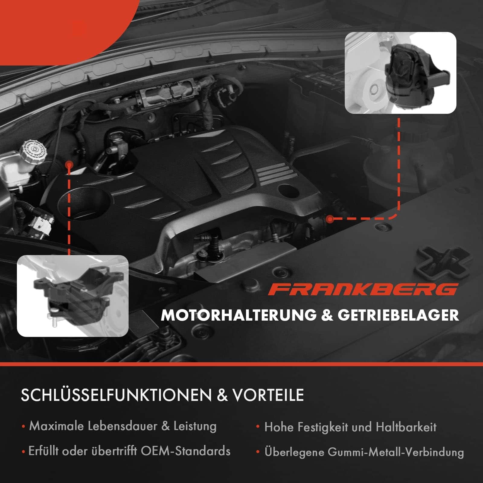 Conjunto de 4 monturas de motor y montura de transmisión - Imagen 4