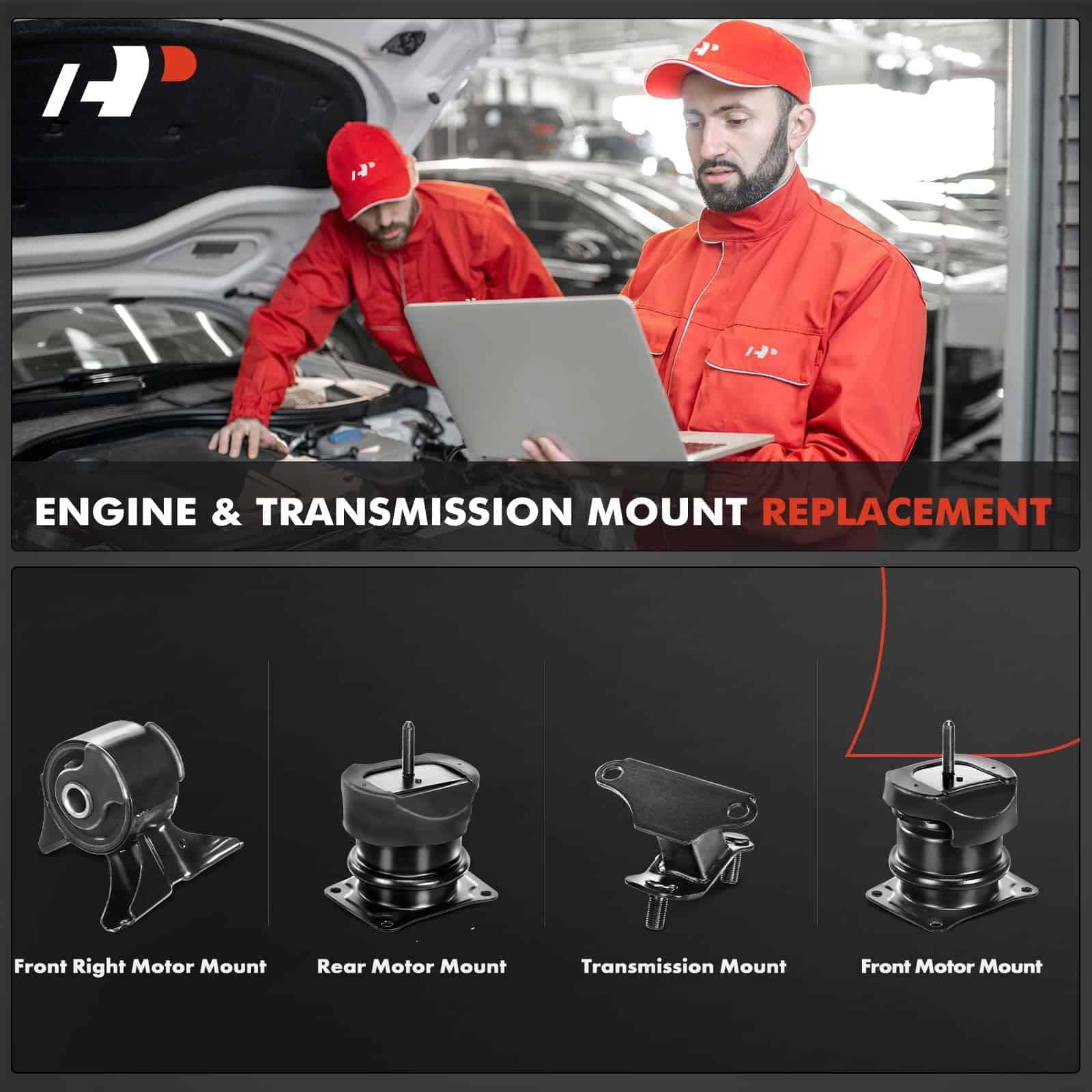 Kit de Montaje de Motor y Montaje de Transmisión A-Premium - Imagen 3