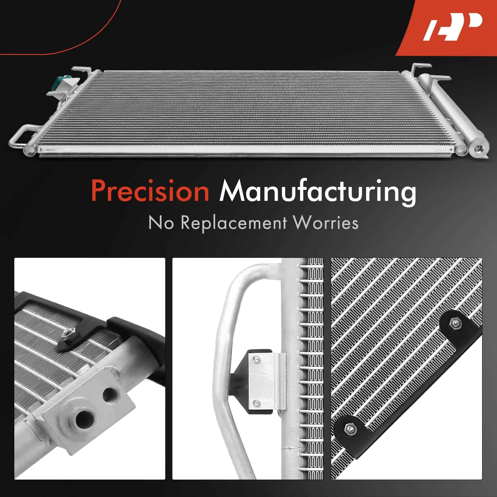 A-Premium Aire Acondicionado A/C Condensador Compatible con - Imagen 9