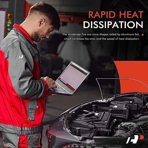 A-Premium Condensador de Aire Acondicionado A/C Compatible - Imagen 5